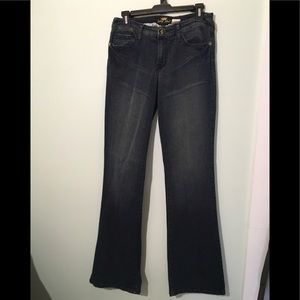 Baby Phat Jeans Juniors Sz 7 Straight Cut Leg Zip
